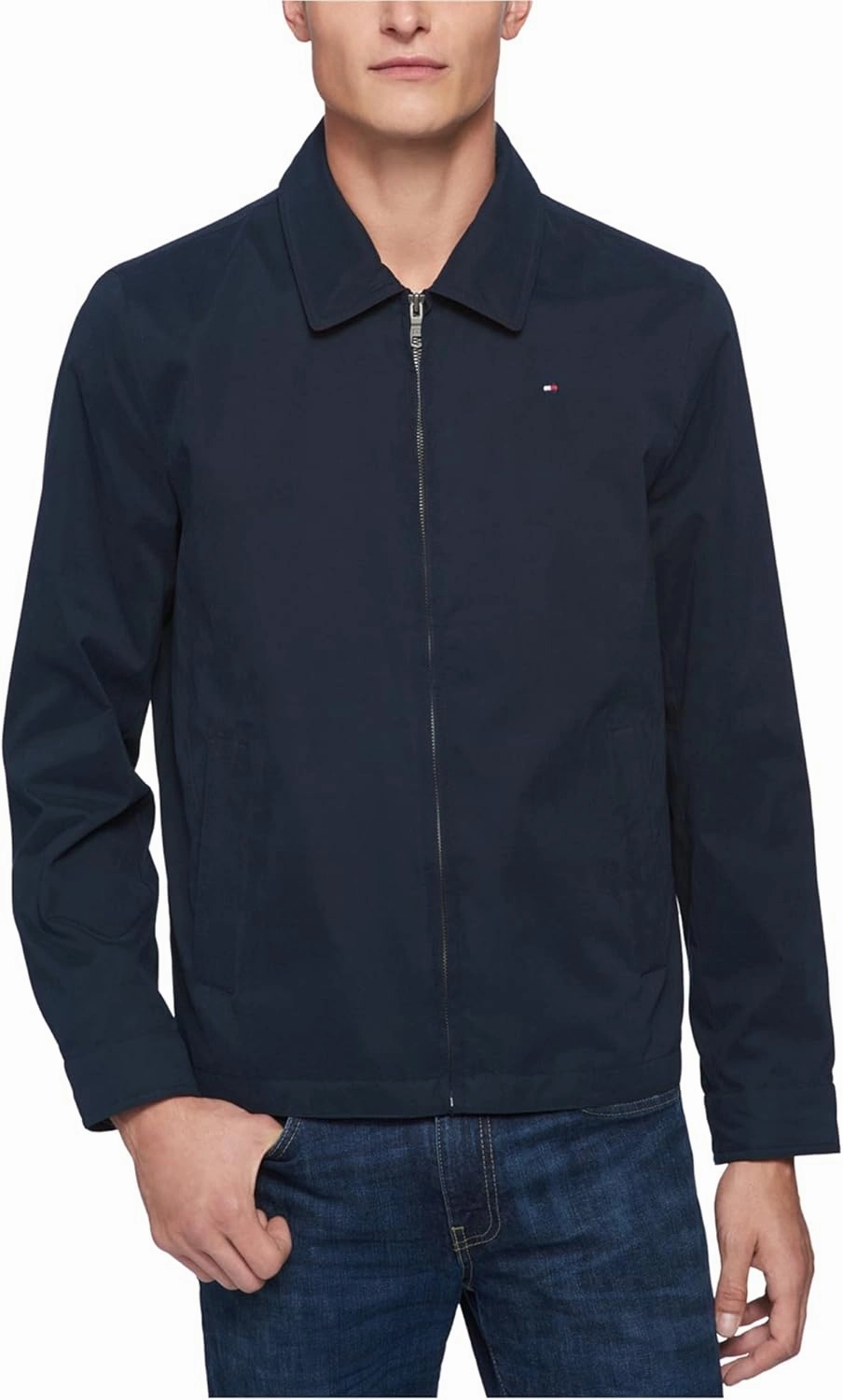 Tommy Hilfiger Men's Lightweight Microtwill Golf Jacket (Standard and Big & Tall)