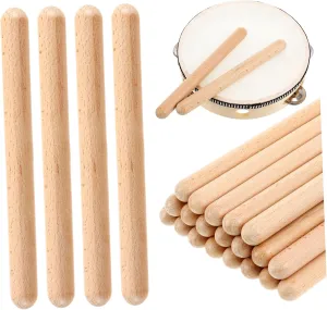 Totority Classical Rhythm Sticks 20pcs Set Early Educational Musical Sticks for Kids Preschool