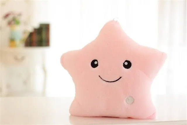 Toy Luminous Pillow Soft Stuffed Plush Glowing Colorful Cushion Led Light Toys