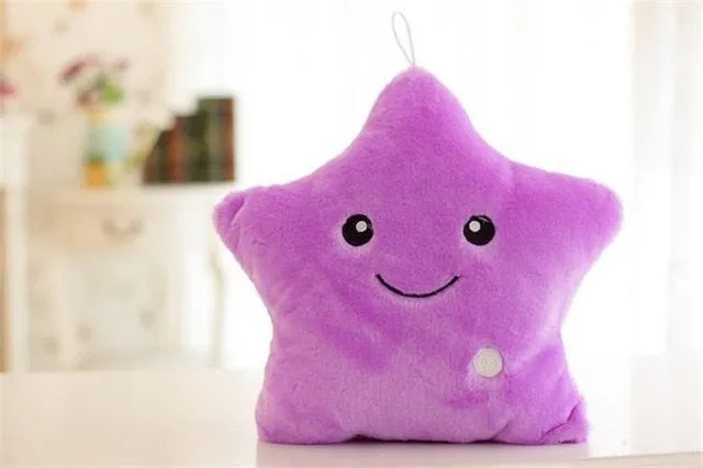 Toy Luminous Pillow Soft Stuffed Plush Glowing Colorful Cushion Led Light Toys
