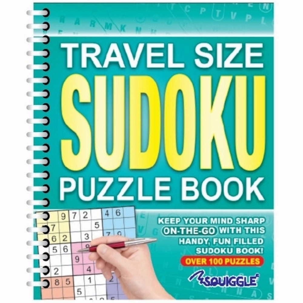 Travel Size Sudoku Book - Assorted Compact Puzzles High Quality