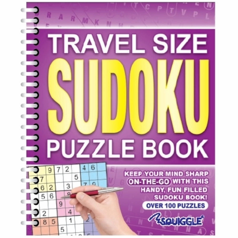 Travel Size Sudoku Book - Assorted Compact Puzzles High Quality