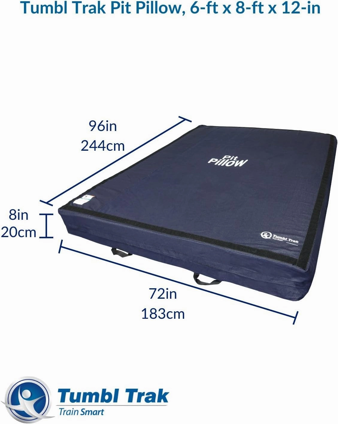 Tumbl Trak Pit Pillow Soft Mat w/Denim Cover
