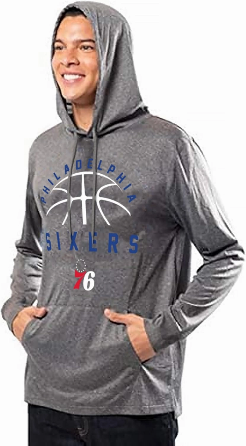 Ultra Game Men's NBA Official Super Soft Lightweight Pullover Hoodie Sweatshirt