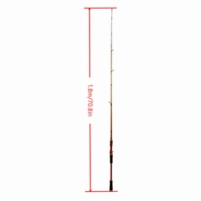 Ultra Light Fiberglass Fast Action with Carrying Bag