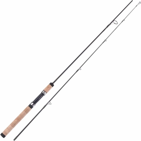 Ultra-Lightweight Two-Piece Graphite Trout Fishing Rod with Cork Handle for Crappie Spinning