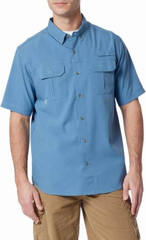 UNIONBAY Men's Ub Tech Short Sleeve Button Up Fishing Shirt