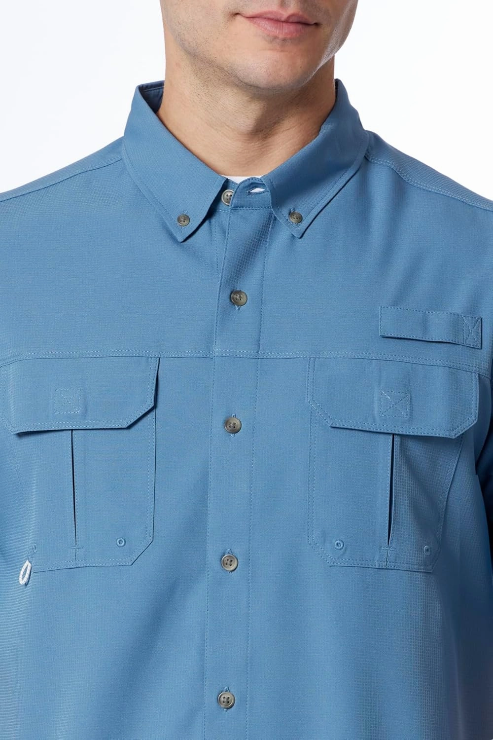 UNIONBAY Men's Ub Tech Short Sleeve Button Up Fishing Shirt