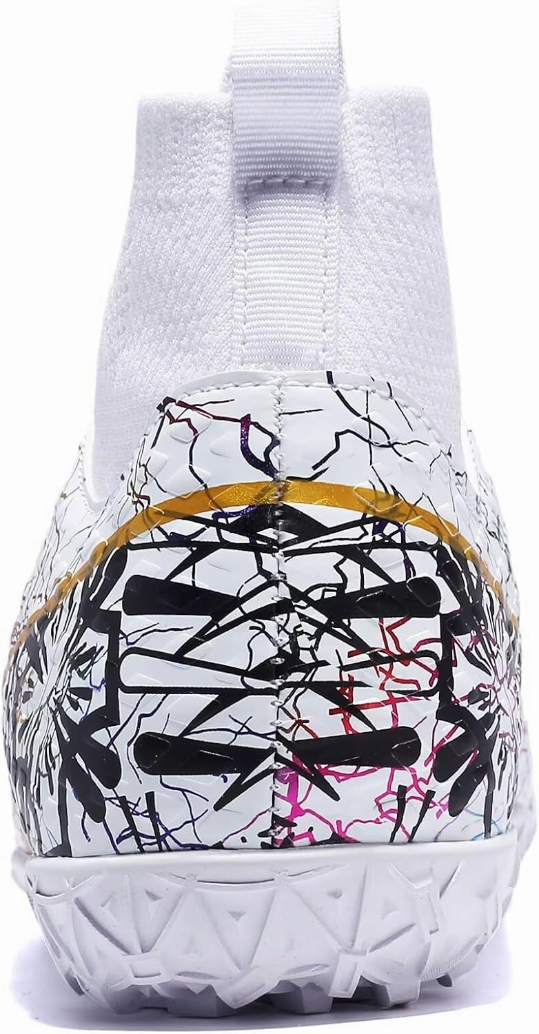 Unisex-Adult Soccer Cleats Lightweight Futsal Training Football Shoes for Big Boys