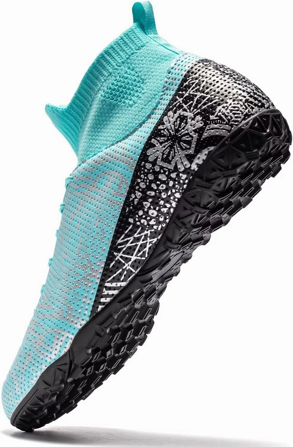 Unisex-Adult Turf Soccer Shoes Lightweight Training Futsal Shoes for Big Boys