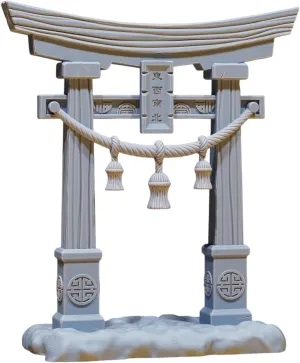 Unpainted DND Eastern Gate Terrain Miniature, Tabletop Gaming Collectible, Fantasy World, Ideal Gift for Dungeon Masters and Collectors - Designed by Epic Miniatures