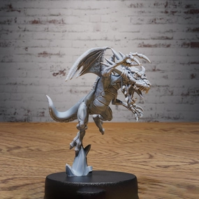 Unpainted DND Abyss Drake Miniature Figurine, Tabletop Gaming Collectible, Fantasy World, Ideal Gift for Dungeon Masters and Collectors Alike - Designed by Epic Miniatures