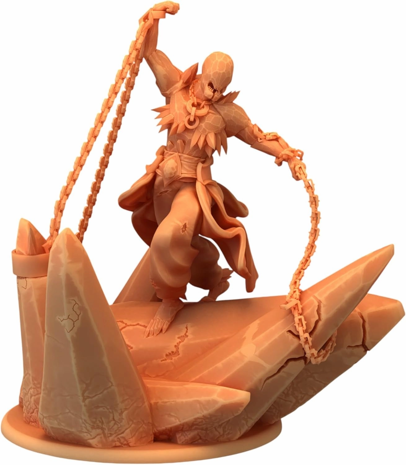 Unpainted DND Frost Demon Miniature Figurine, Tabletop Gaming Collectible, Fantasy World, Ideal Gift for Dungeon Masters and Collectors - Designed by Epic Miniatures