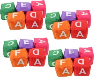 Vaguelly 20pcs Alphabet Bean Bags Toss Game for Boy Girl Indoor Throwing Toy for Friends Family Gatherings Lightweight Educational Play for Toddlers and Preschoolers