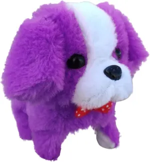 Vaguelly Electric Dog Plush Interactive Walking for Engaging Music Movement Color Boys Random Color