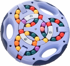 VICASKY Educational Fingertip Bean Cube Relief Double Sided Rotating Design Great Present for Boys Enhances Skills Portable Fun Decompression Puzzle
