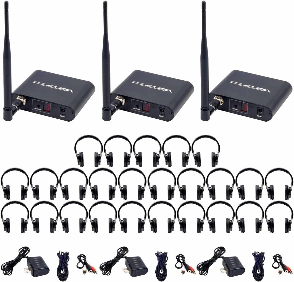VocoPro 3 SILENTSYMPHONY TRANSMITTERS (SilentDisco-325)