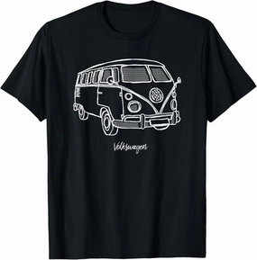 Volkswagen Camper Doodle T-Shirt