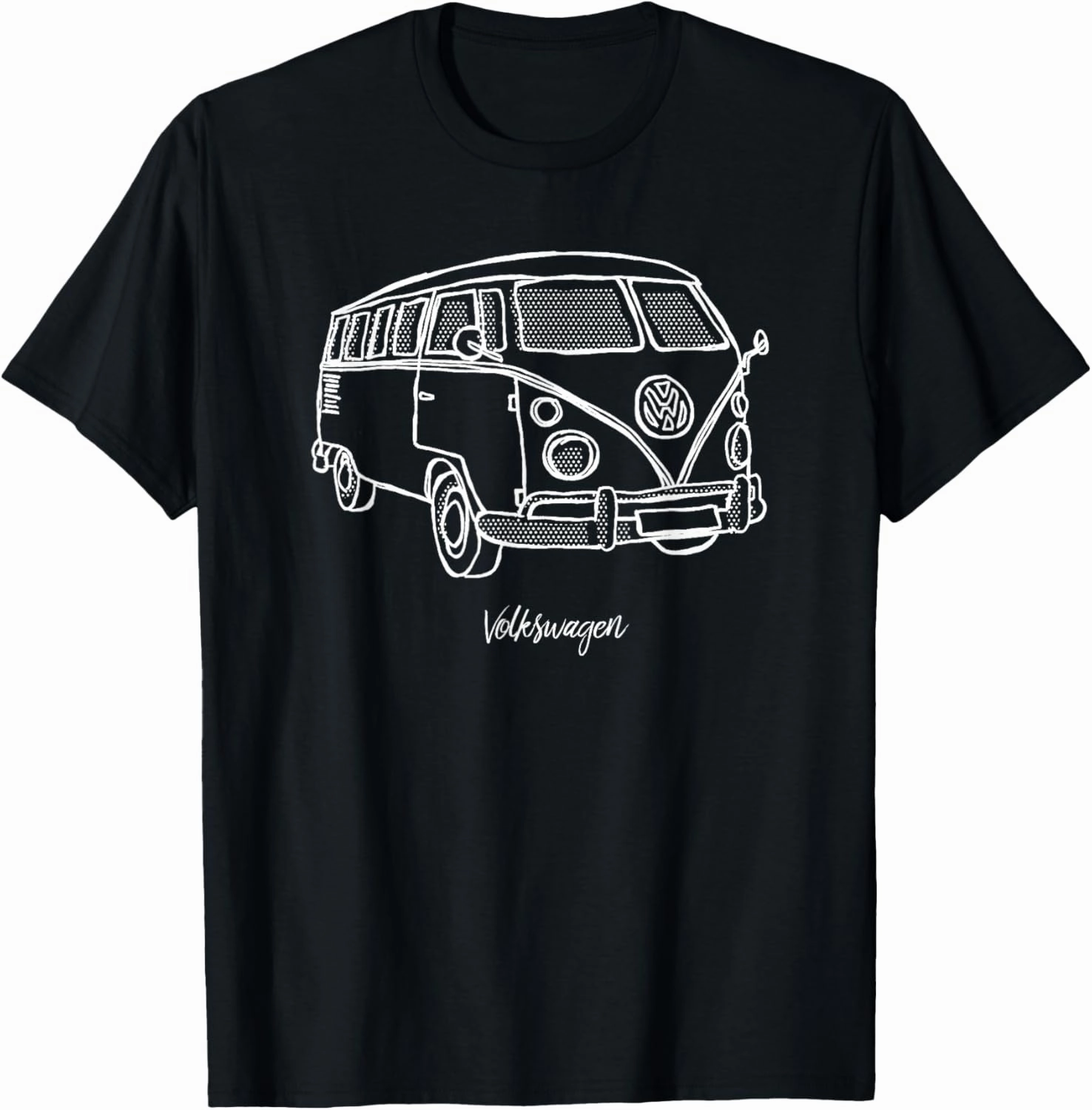 Volkswagen Camper Doodle T-Shirt