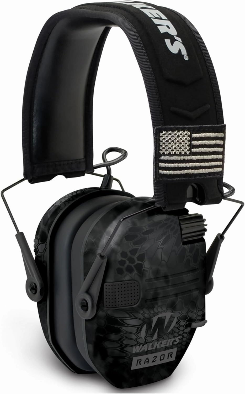 Walker's Game Ear Razor Slim Electronic Lightweight Shooting Hunting Range Hearing Protection Muffs Bundle