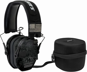 Walker's Game Ear Razor Slim Electronic Lightweight Shooting Hunting Range Hearing Protection Muffs Bundle