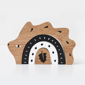 Wee Gallery Bamboo Nesting Hedgehog Blocks