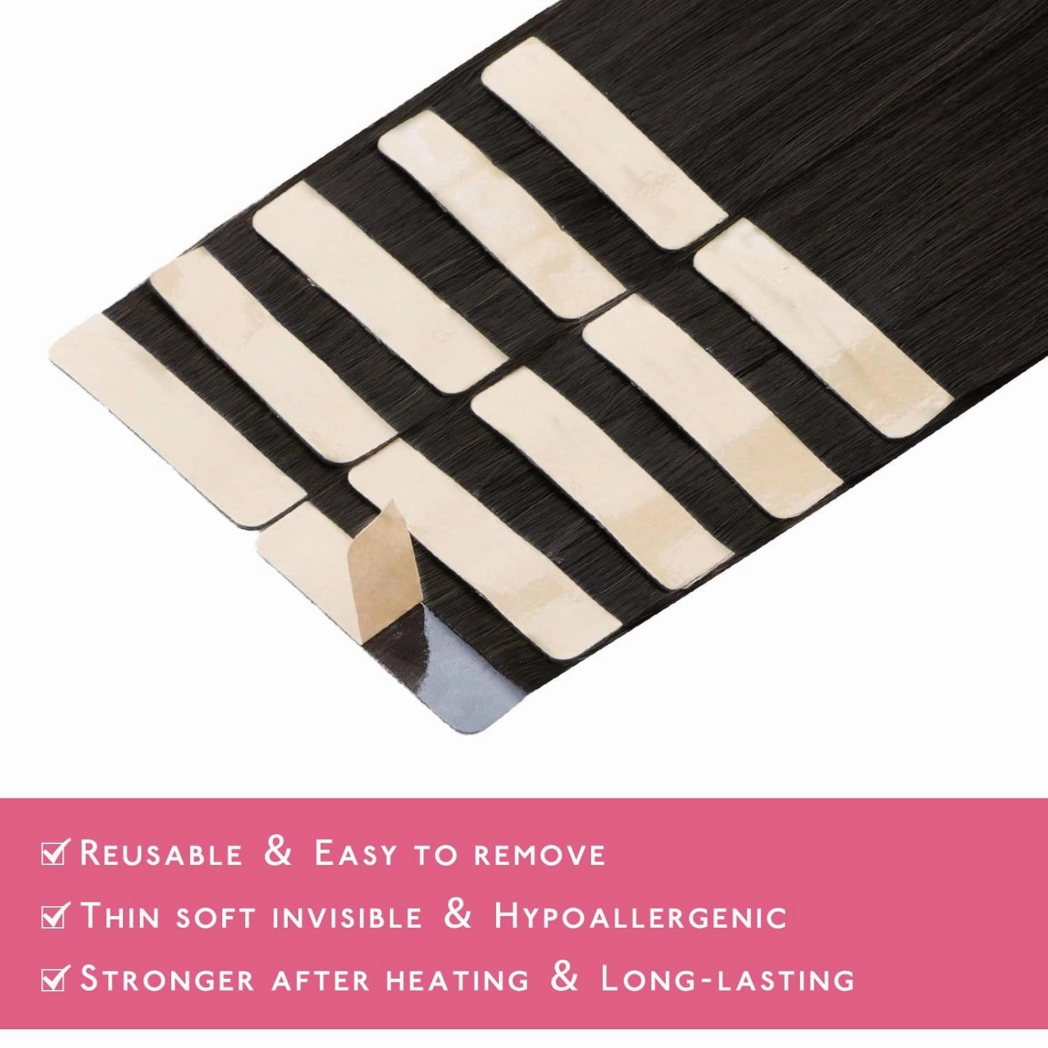 WENNALIFE Tape in Hair Extensions Human Hair Dark Brown to Chestnut Brown and Dirty Blonde Highlighted Tape in Extensions, 10pcs 20g 10 inch Remy Invisible Tape Ins Straight Colored Soft Refill Set