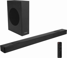 Westinghouse 5.1.2 Channel Soundbar for Smart TV, 200W Surround Sound w/Dolby Atmos & Dolby Digital Plus, Wireless Subwoofer, Height Speakers, Home Theater Audio, Bluetooth, Roku TV Ready