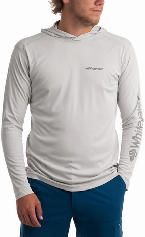 Whitewater Fishing Lightweight Long Sleeve Tech Hoodie with UPF Protection