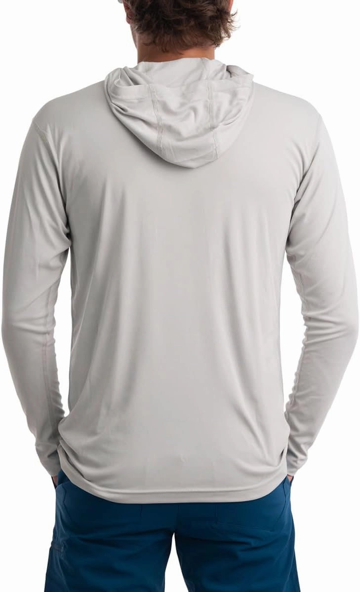 Whitewater Fishing Lightweight Long Sleeve Tech Hoodie with UPF Protection