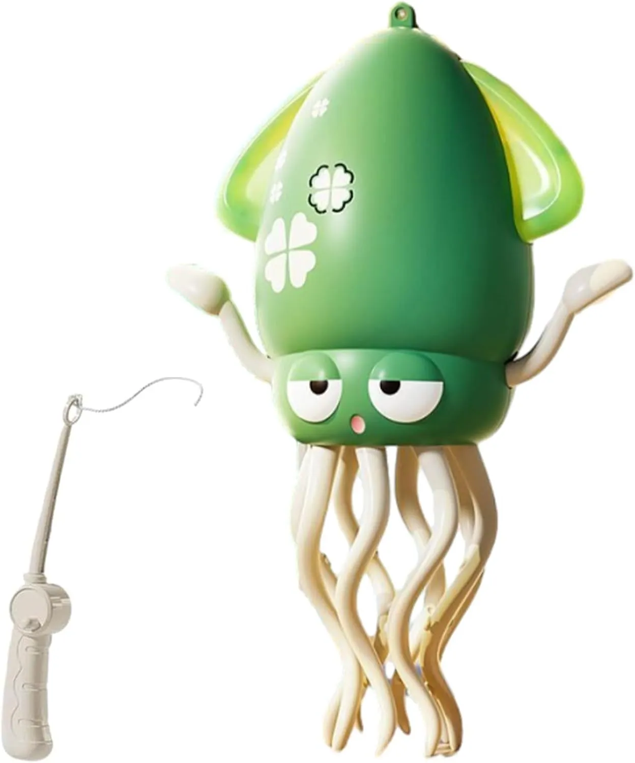 Wiggly Wonder Octopus, Magic Dancing Octopuses, Automatic Obstacle Avoidance Sensor Eight-Legged Crawling Toy, Suitable for Indoor Play (Green)