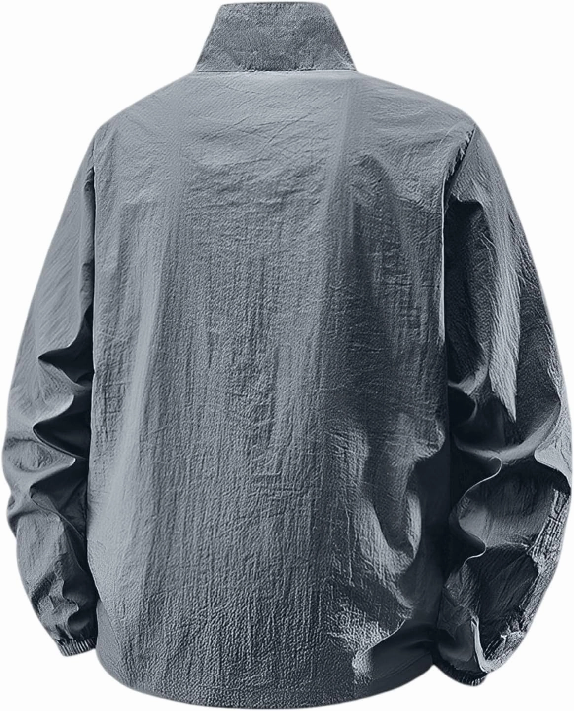 Windbreaker Jackets for Men UPF 50  Light Jacket Full Zip Sun Protection Long Sleeve Sun Shirts UV Fishing Athletic Running