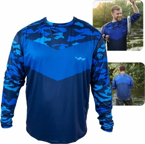 WindRider Fishing Shirts for Men – UPF 50  Long Sleeve UV Protection Lightweight, Breathable Rash Guard for Outdoor Use