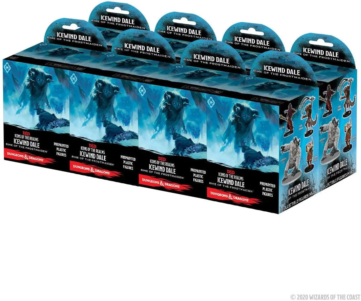 WizKids D&D Icons of The Realms Icewind Dale: Rime of The Frostmaiden Booster Brick (8)
