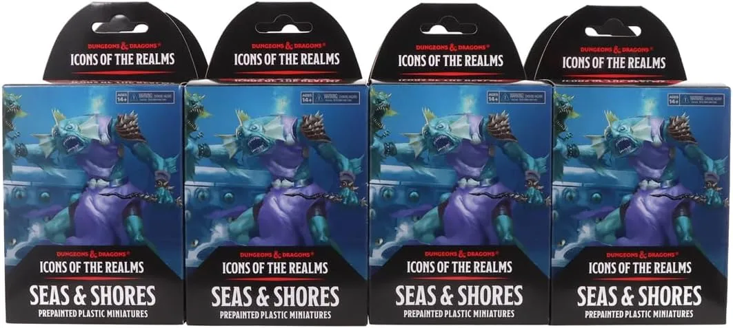 WizKids D&D Icons of The Realms: Seas & Shores - 8ct. Booster Brick