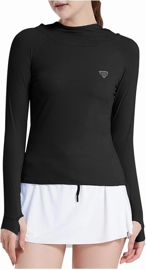 Women's Hoodie Sun Shirts Lightweight Quick Dry UV Protection Shirts Plus Size Long Sleeve Hiking Outdoor Clothing