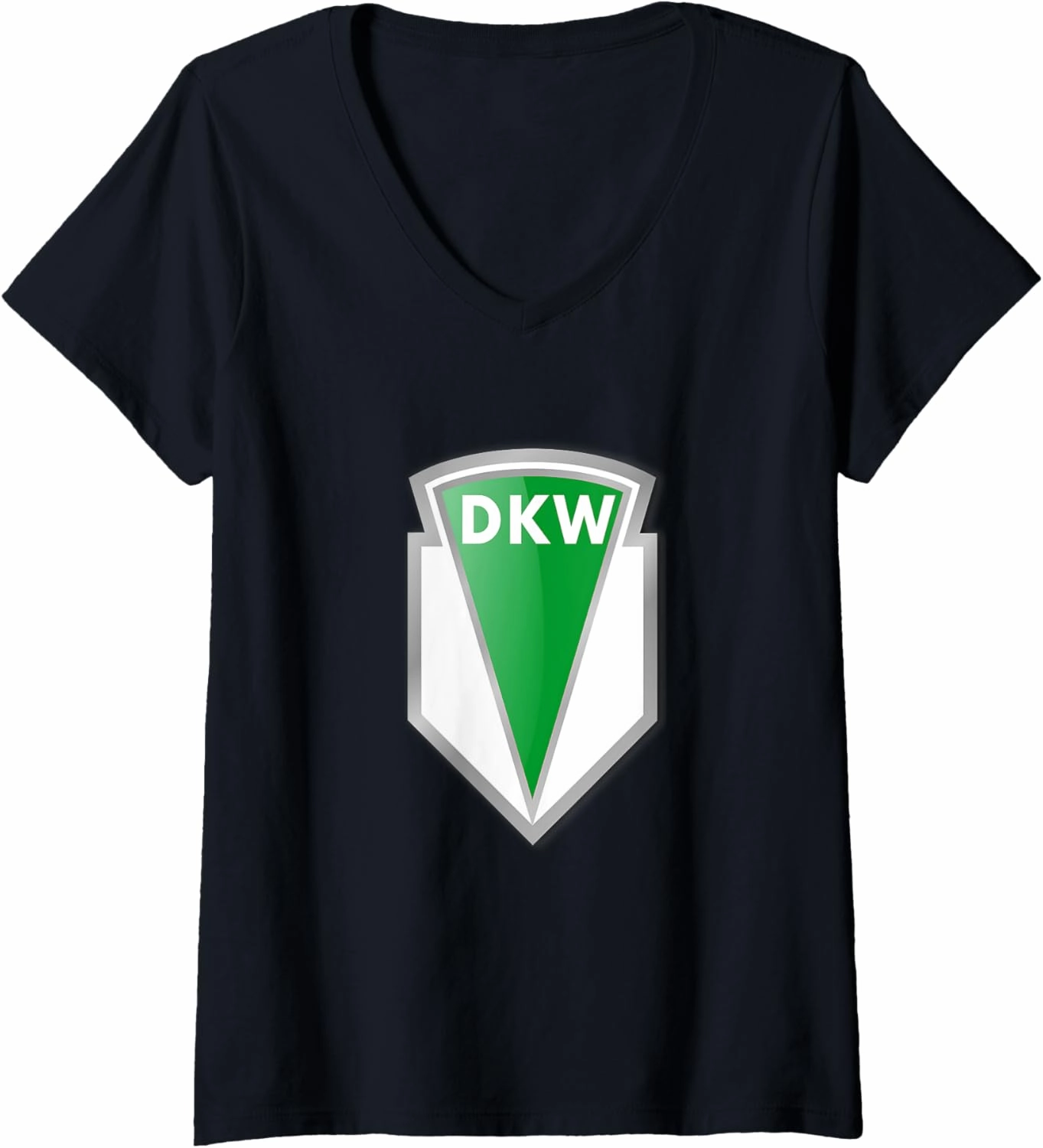 Womens DKW Dampf-Kraft-Wagen Vintage Classic Car Design V-Neck T-Shirt