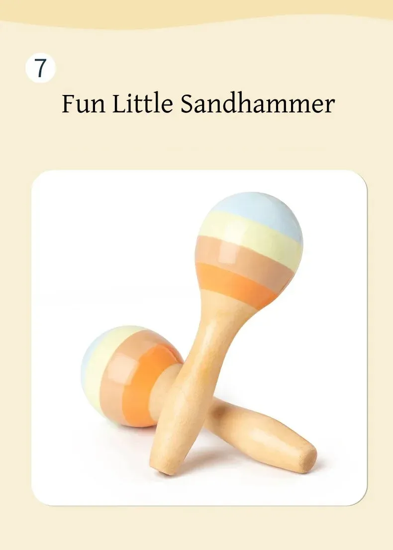 Wooden Musical Instrument Set