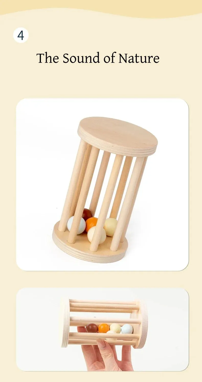 Wooden Musical Instrument Set