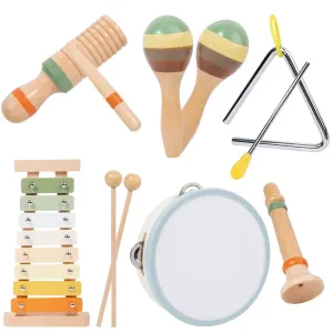 Wooden Musical Instrument Set