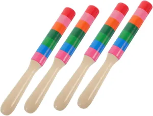 Wooden Rhythm Sticks Set Musical Instruments and Girls Music Teaching Tools