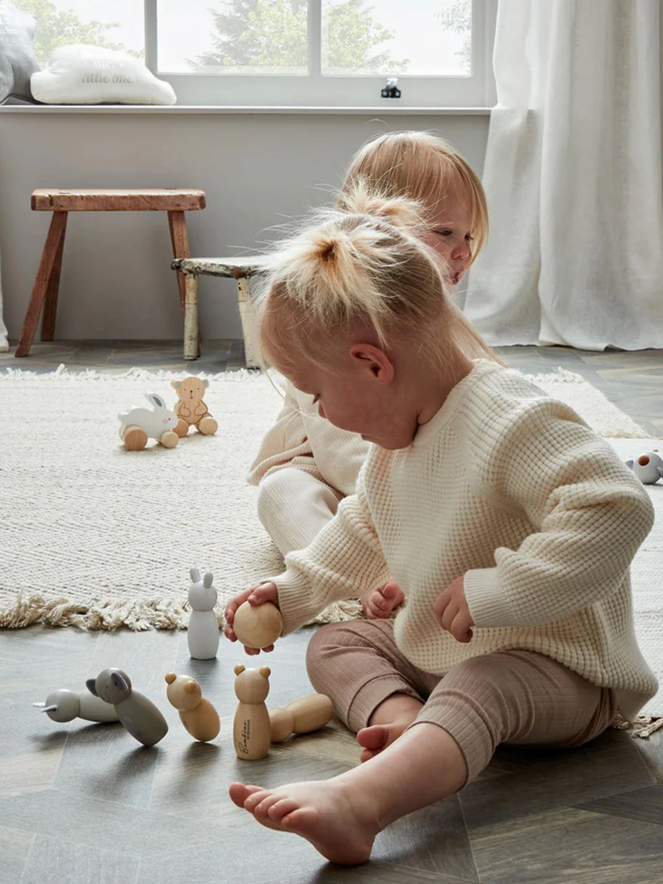 Wooden Bowling Set