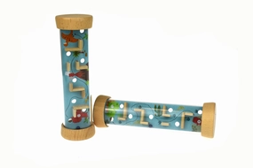 Wooden Dinosaur Labyrinth In Tube