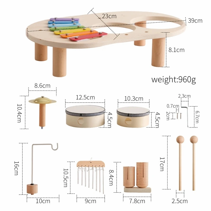 Wooden Musical Table Toy