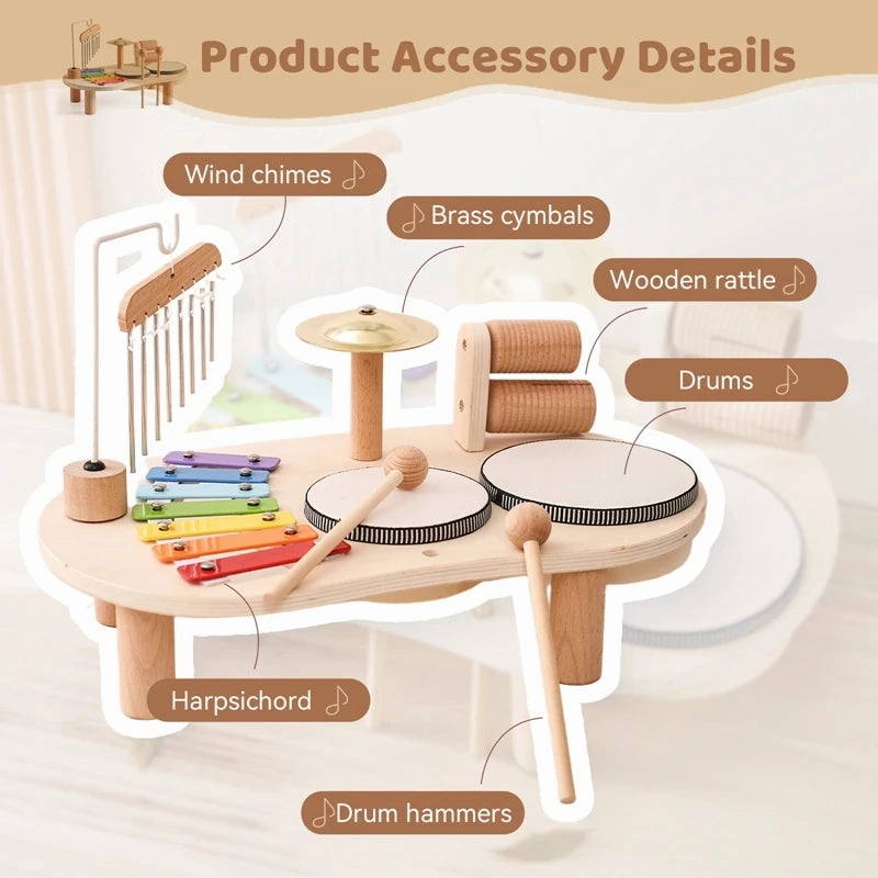 Wooden Musical Table Toy