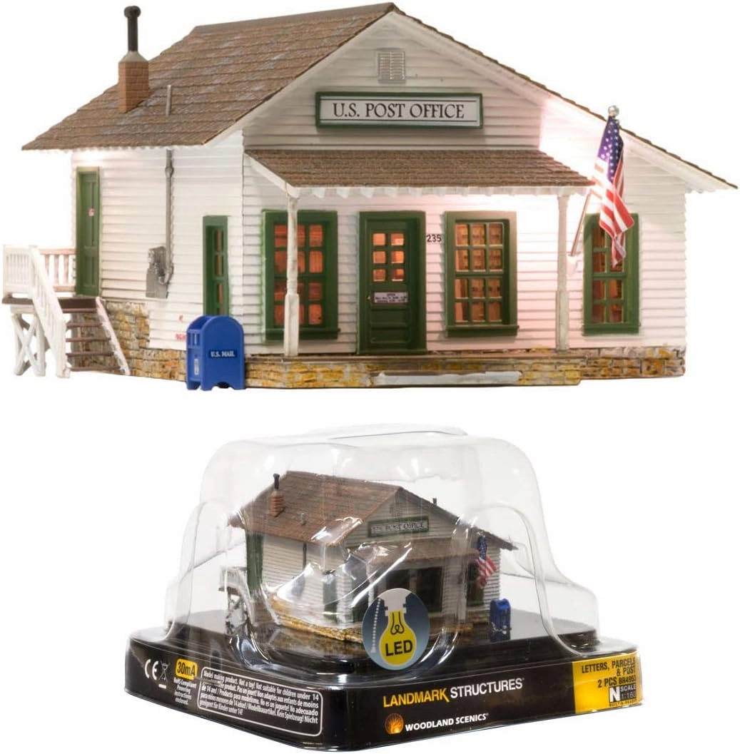 WOODLAND SCENICS LETTERS, PARCELS & POST BUILT & READY n scale