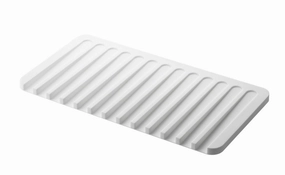 Yamazaki Silicone drainer tray - Flow - white