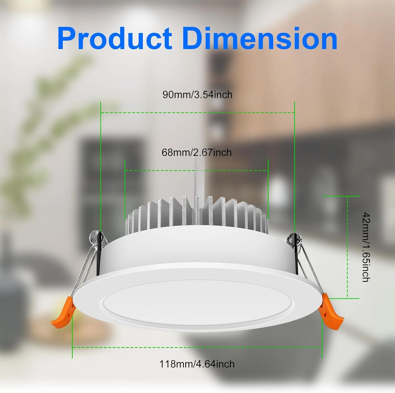 YGS-Tech 4 Inch RGB WiFi Recessed Lighting Downlight, 9W Compatible With Alexa and Google Home, Dimmable RGB & CCT 2700-6500K Color Changing, 120V LED Ceiling Light With Driver (4 Pack)