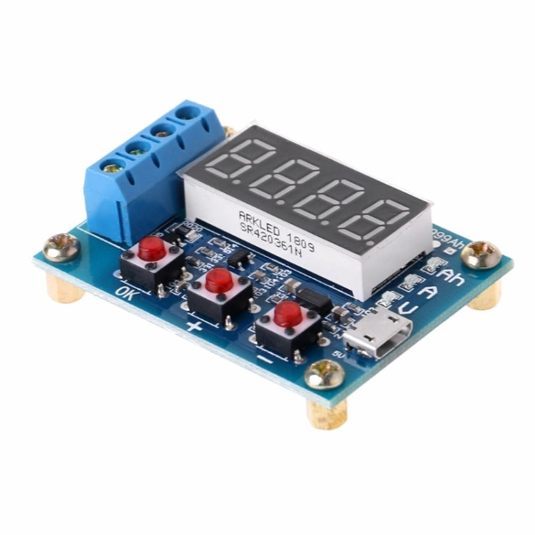 ZB2L3 Battery Capacity Tester 1.2-12V 18650 Li-ion Lithium Lead-acid Battery Capacity Meter Discharge Tester Analyzer, ZB2L3 Battery Capacity Tester
