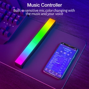 ZERO Smart RGB Light Bar Music Sync with Battery